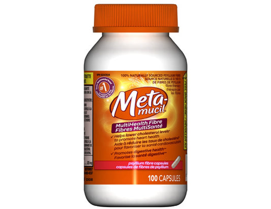 Metamucil Multihealth Fiber, 100 Capsules