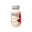 Mega Life Pre-Natal Capsules, Calcium & Vitamin D - 60 ct