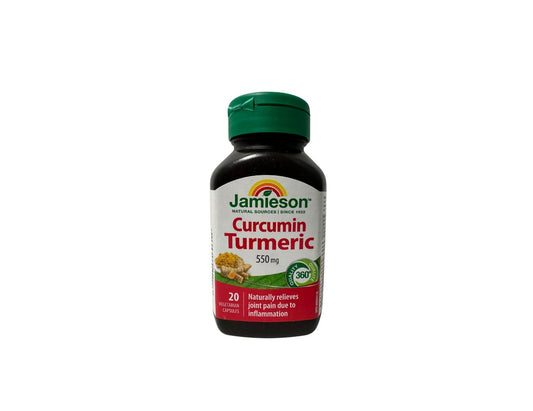 Jamieson Curcumin Turmeric 550 mg - 20 Vegetarian Capsules