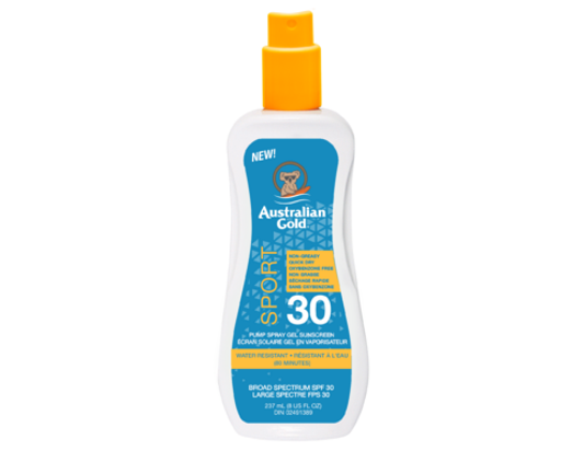 Australian Gold Sport Sunscreen Spray Gel SPF 30 – 237 mL
