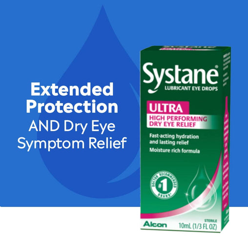 Systane Ultra Lubricant Eye Drops - 10 mL product feature and dry-eye relief information