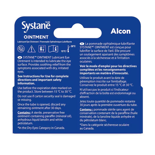 Systane Nighttime Lubricant Eye Ointment, 3.5g (Packaging May Vary)