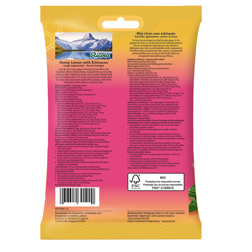 Ricola - Soothing Relief Lozenges - Honey Lemon & Echinacea - 19 Lozenges - supplementary product image 2