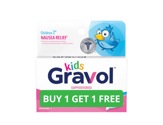 Gravol Kids Suppositories 25 mg - 10 Count