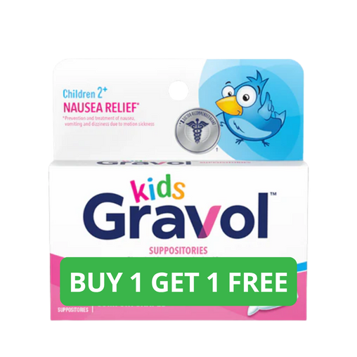 Gravol Kids Suppositories 25 mg - 10 Count