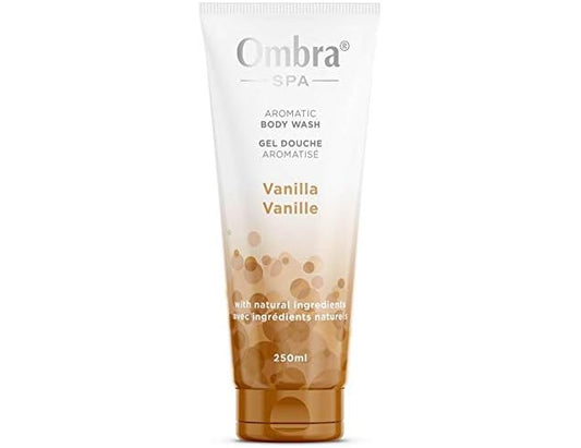 Ombra Spa Aromatherapy Body Wash Vanilla Scent, 8.5 oz