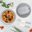 Bentgo Bowl - Gray - Insulated Lunch Container (21.2 oz)