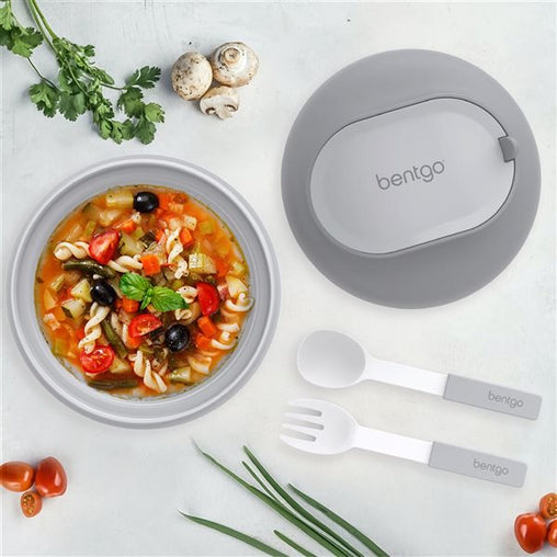 Bentgo Bowl - Gray - Insulated Lunch Container (21.2 oz)