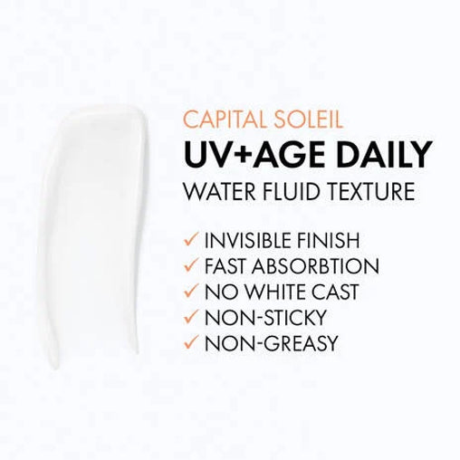 Vichy Capital Soleil UV+Age Daily Anti-Aging Sun Protection Lotion SPF 60, 40 mL