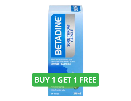 Betadine Sore Throat Gargle Mint Flavoured 240 mL