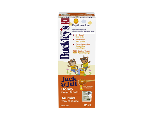 Buckley's - Jack & Jill Honey Cough & Cold Syrup - 115 mL - current product packaging