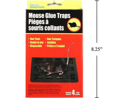 Mouse Glue Traps - 4 Pack