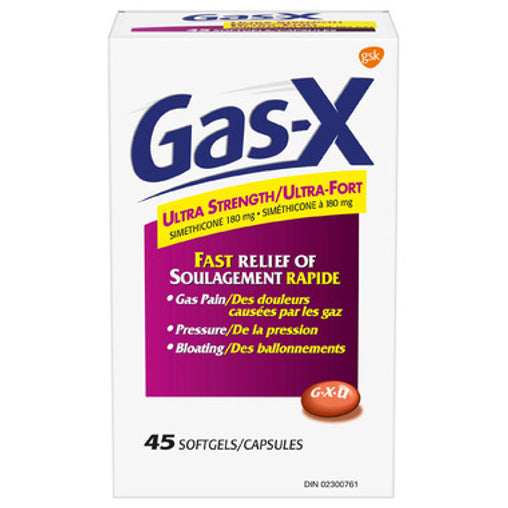 Gas-X Ultra Strength Gas Relief, 180 mg, 45 Softgels