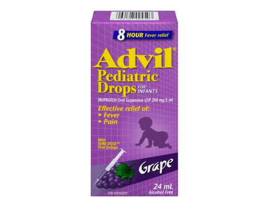 Advil Pediatric Drops For Infants Grape, 24 mL