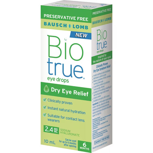 Biotrue Preservative Free Eye Drops Multi-Dose, 10 mL