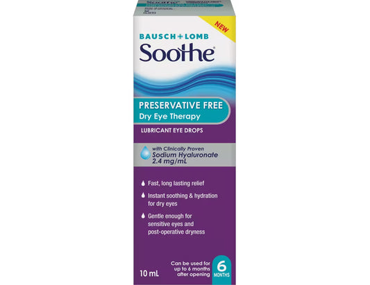 Soothe Preservative Free Dry Eye Therapy, 10 mL