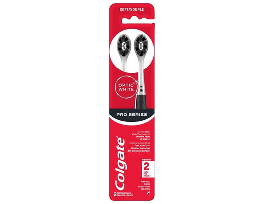 Colgate Optic White Pro Series Charcoal Manual Toothbrush - 1 Count product image