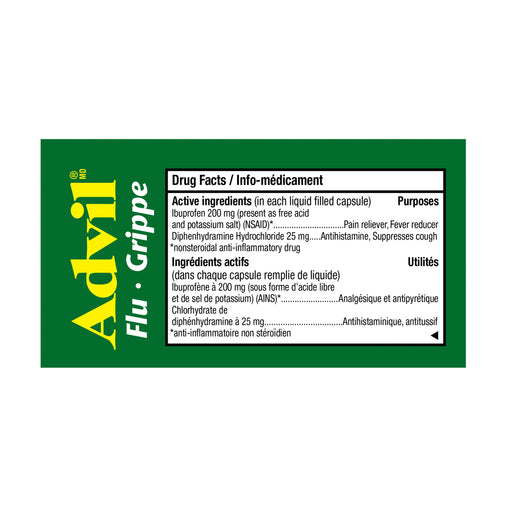 Advil Flu Liqui-Gels - 36 Count