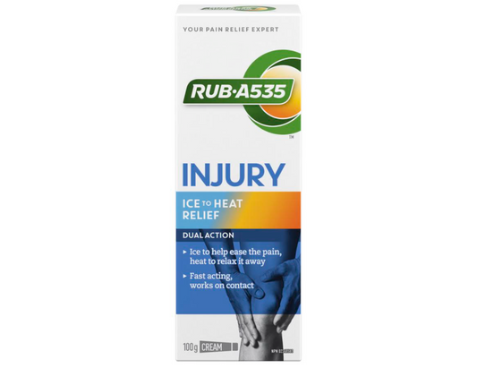Rub•A535 Injury Ice to Heat Relief Cream, 100g
