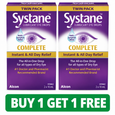 Systane Complete Lubricant Eye Drops Twin Pack - 2 x 10 mL (2-Pack, Total: 4 x 10 mL)