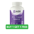 AOR Zinc Copper Balance 17 mg - 100 Capsules