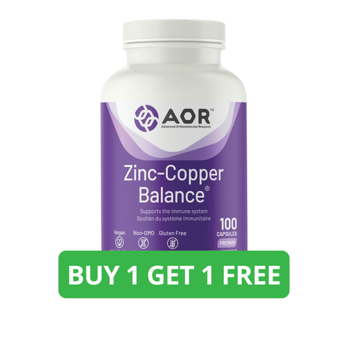 AOR Zinc Copper Balance 17 mg - 100 Capsules