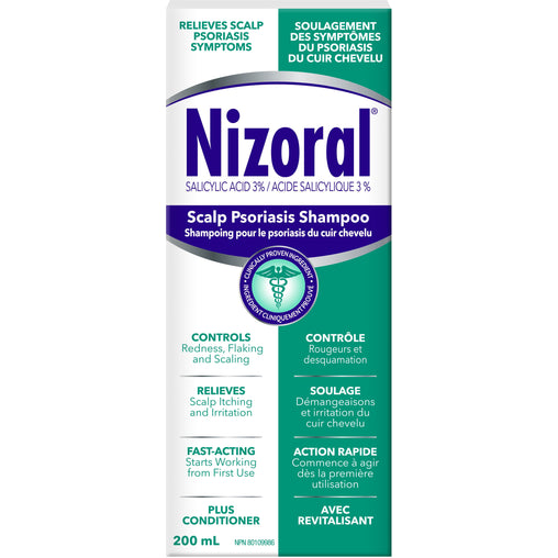Nizoral Scalp Psoriasis Shampoo, 3% Salicylic Acid – 200ml