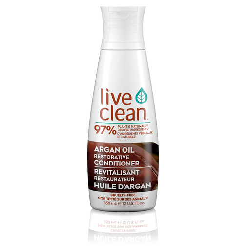 Live Clean Restorative Conditioner, Argan Oil 350 mL