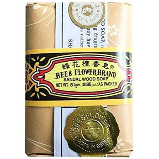 Bee & Flower Sandalwood Soap - 81g x 12 Bars