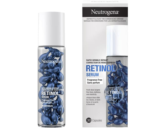 Neutrogena Rapid Wrinkle Repair Retinol Serum Capsules, 30 Count