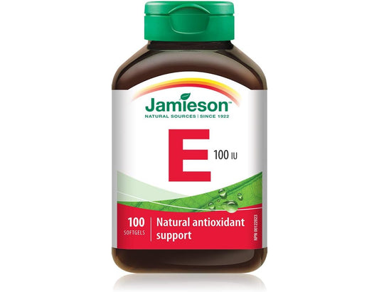Jamieson Vitamin E 100 IU - 100 Softgels