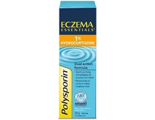 Polysporin Eczema with Hydrocortisone 1% Cream - 28g