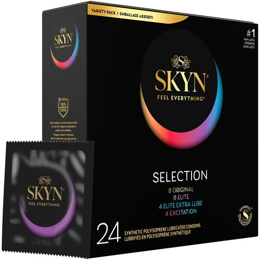 SKYN Selection Latex-Free Condoms - 24 Variety Pack