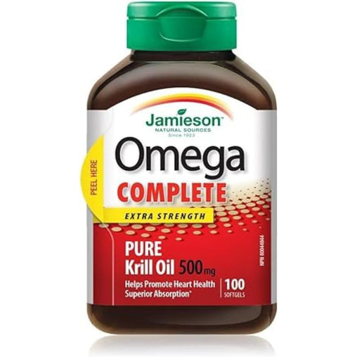 Jamieson Omega Complete Pure Krill Oil 500 mg, 100 Softgels