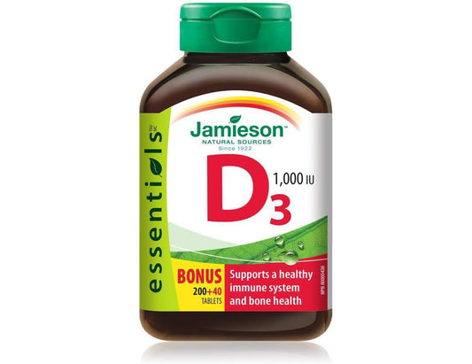Jamieson D 1000IU Vitamin D – 240 Tablets