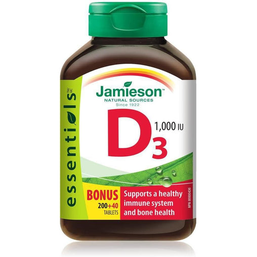 Jamieson D 1000IU Vitamin D – 240 Tablets
