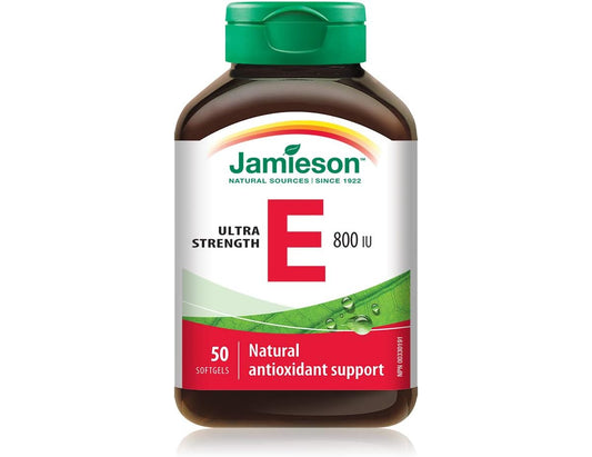 Jamieson Ultra Strength Vitamin E 800 IU Softgels