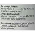 Jamieson Vitamin E 100 IU - 100 Softgels
