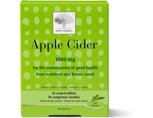 New Nordic Apple Cider Vinegar 1000mg - 30 Vegan Tablets