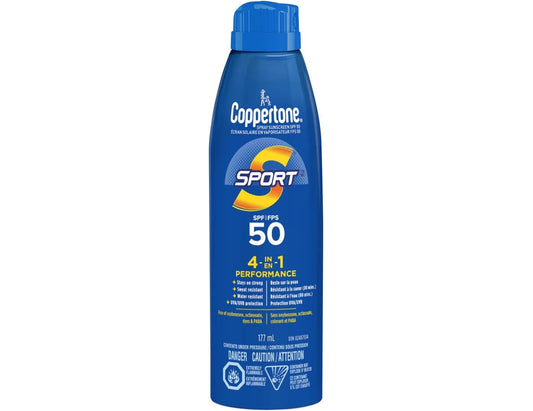 Coppertone Sport Sunscreen Spray SPF 50 – 156g