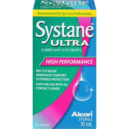 Systane Ultra Lubricant Eye Drops - 10 mL current Canadian product packaging