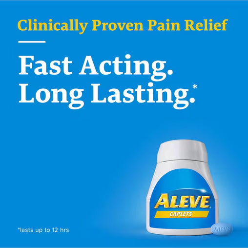 Aleve Naproxen Sodium Tablets 220 mg, 170 Caplets