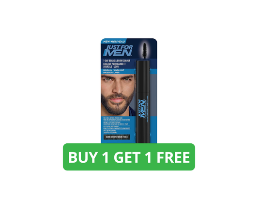 Just For Men 1-Day Beard & Brow Colour Dark Brown, 1 ct