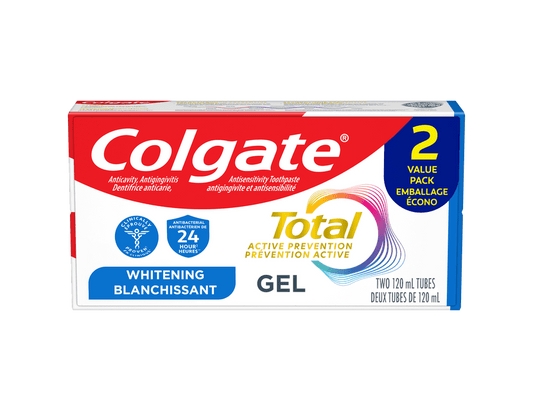 Colgate Total Active Prevention Mint Toothpaste - 2 x 120 mL product image