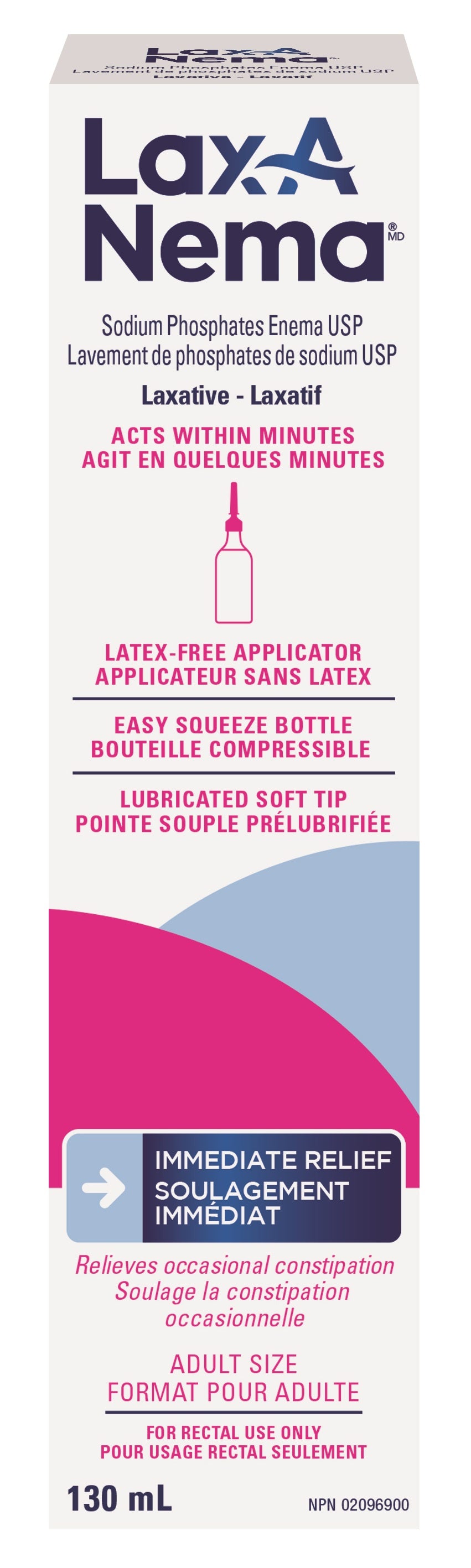 Lax-A-Nema Immediate Relief, 130 mL – Symington Pharmacy