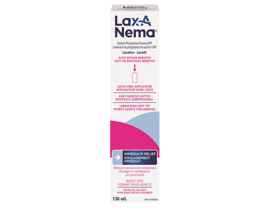 Lax-A-Nema Immediate Relief, 130 mL
