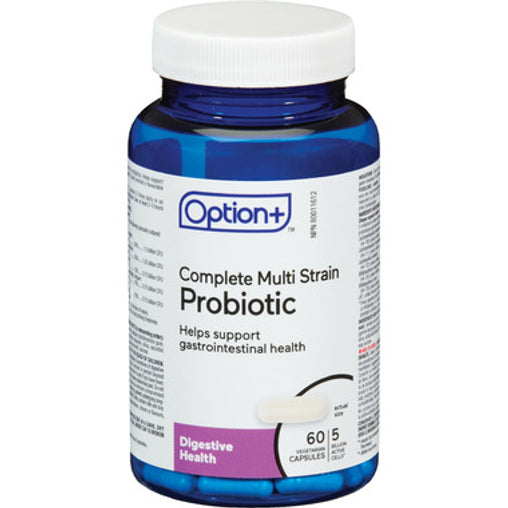 Option+ Complete Multi Strain Probiotic 10 Billion Active Cells, 40 Capsules