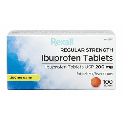 Rexall Ibuprofen 200mg Caplets – 24 Count