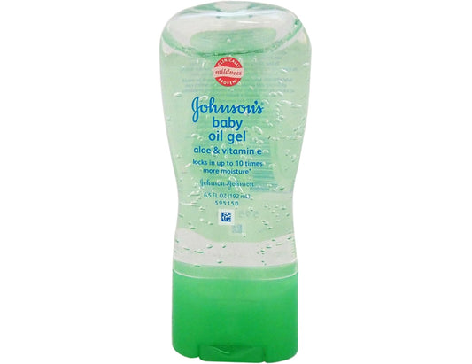Johnson’s Baby Oil Gel, Aloe & Vitamin E, 200 mL