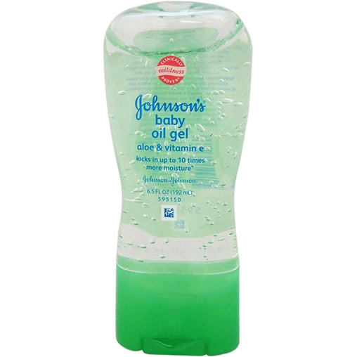 Johnson’s Baby Oil Gel, Aloe & Vitamin E, 200 mL
